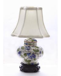Blue/Green Porcelain Jar Lamp